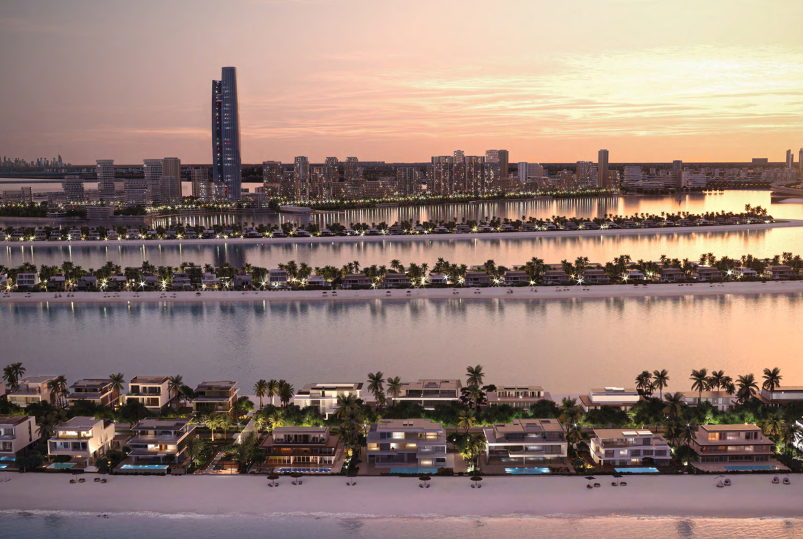 Palm Jebel Ali area map